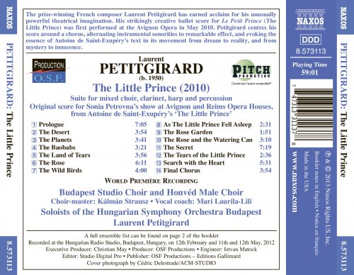 Budapest Studio Choir, Honvéd Male Choir, Solistes du Hungarian Symphony Orchestra Budapest, Laurent Petitgirard - Petitgirard: Le Petit Prince (2013) [Hi-Res]