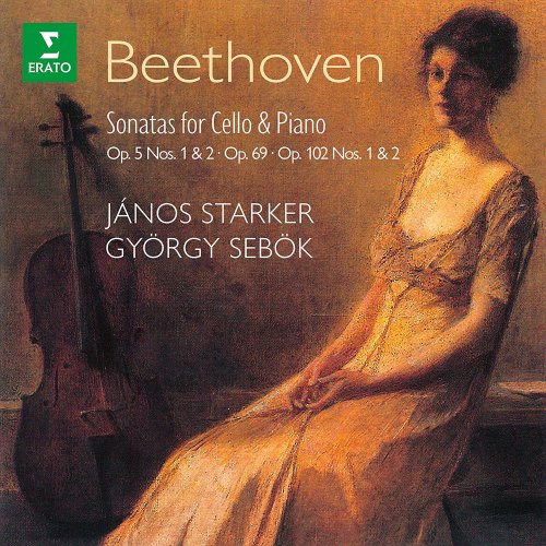 János Starker & György Sebök ‎- Beethoven: Sonatas For Cello & Piano (2019) [CD-Rip]