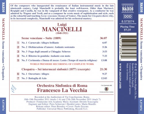 Orchestra Sinfonica di Roma, Francesco La Vecchia - Luigi Mancinelli: Scene veneziane (2013) [Hi-Res]