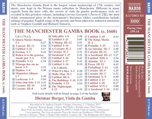 Dietmar Berger - The Manchester Gamba Book (c.1660) (2012)