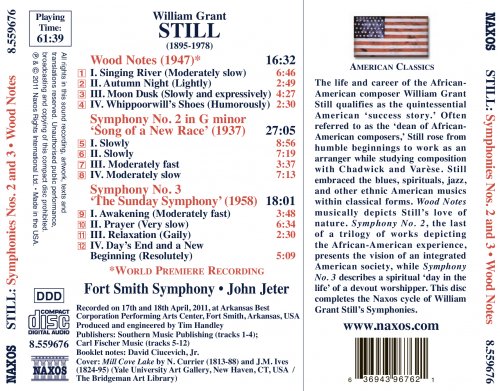 Fort Smith Symphony, John Jeter - William Grant Still: Symphonies Nos. 2 & 3 & Wood Notes (2011) [Hi-Res]