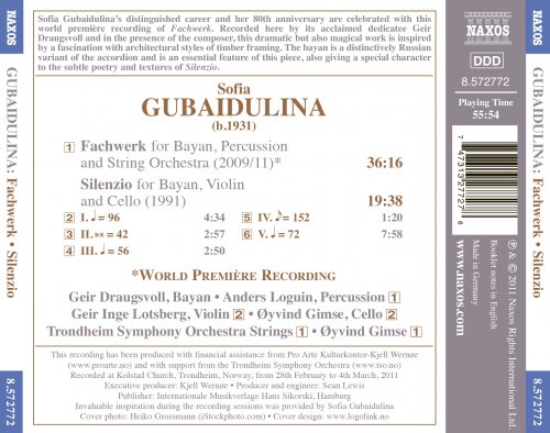 Geir Draugsvoll, Anders Loguin, Geir Inge Lotsberg, Øyvind Gimse, Trondheim Symphony Orchestra - Gubaidulina: Fachwerk & Silenzio (2011) [Hi-Res]