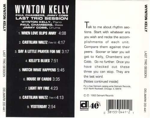 Wynton Kelly - Last Trio Session (1968/1993) CD-Rip