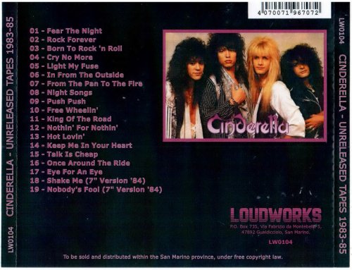 Cinderella - Unreleased Tapes 1983-85 (2019)