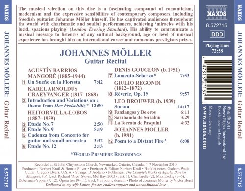 Johannes Möller - Guitar Recital: Johannes Möller (2011)