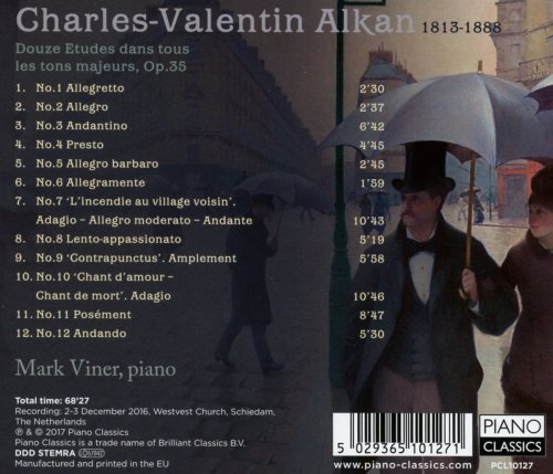 Mark Viner - Alkan: 12 Etudes, Op. 35 (2017) [Hi-Res]