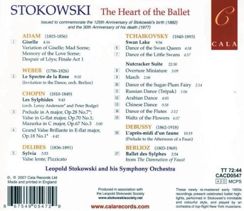 Leopold Stokowski's Symphony Orchestra - The Heart of the Ballet (2019/2020)