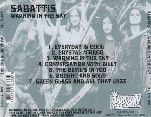 Sabattis - Warning In The Sky (Reissue) (1970/2011)