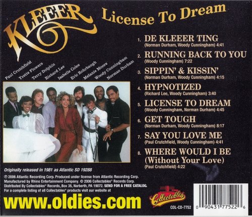 Kleeer - License To Dream (1981) [2006] CD-Rip