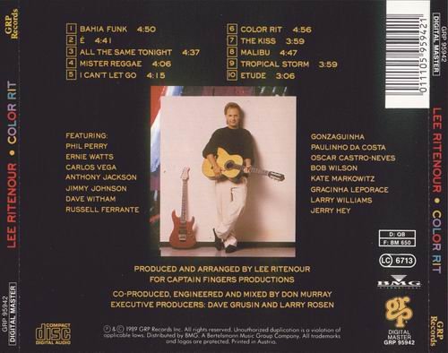 Lee Ritenour - Color Rit (1989) CD Rip