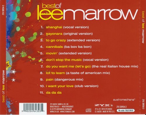 Lee Marrow - Best Of Lee Marrow (2010) CD-Rip