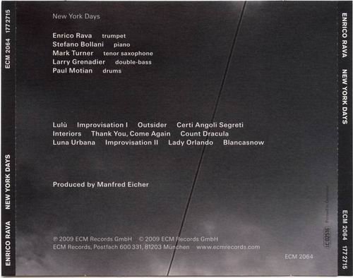 Enrico Rava - New York Days (2009) CD Rip