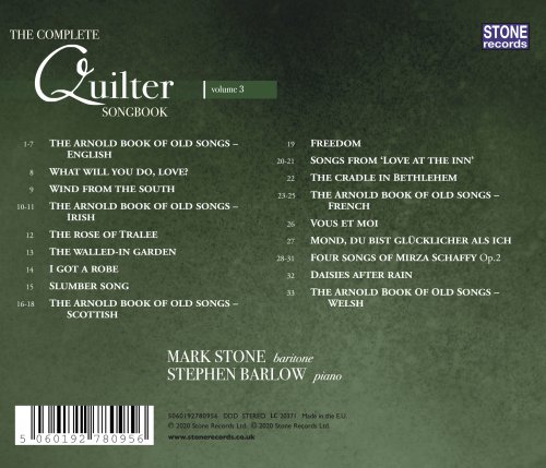 Mark Stone - The Complete Quilter Songbook, Vol. 3 (2020)