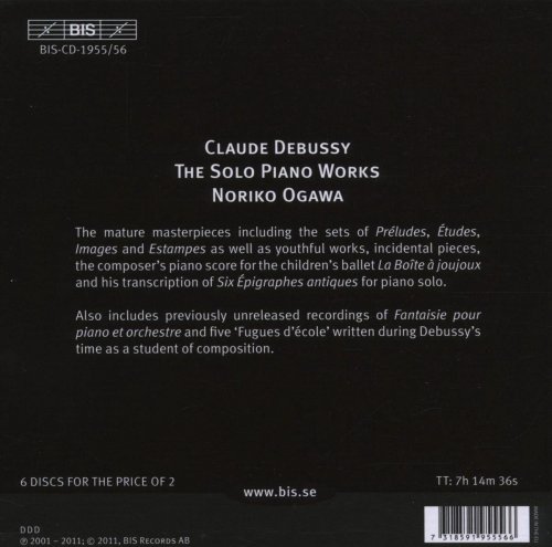 Noriko Ogawa - Debussy: The Solo Piano Works (2012)