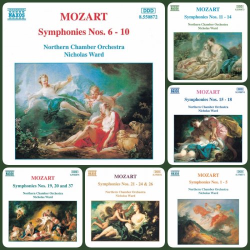 Northern Chamber Orchestra, Nicholas Ward - Mozart: Symphonies Nos. 1 - 24, 26, 37 (1995)