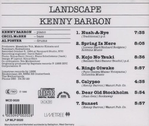 Kenny Barron Trio - Landscape (1985)