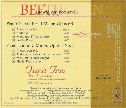 Osiris Trio - Beethoven: Piano Trios (2003)