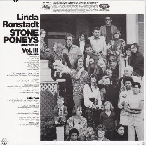 Linda Ronstadt, Stone Poneys And Friends - Vol. III (Japan Reissue, Remastered, SHM-CD) (1968/2016)