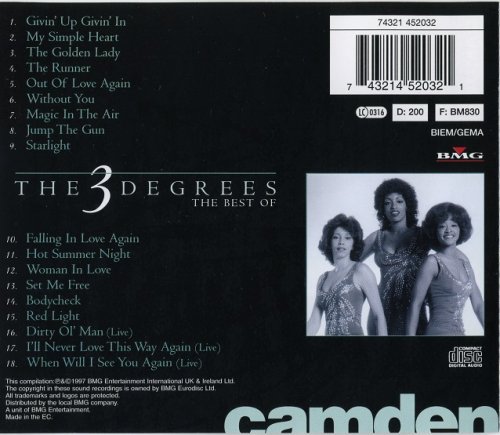 The Three Degrees - The Best Of (1997) CD-Rip