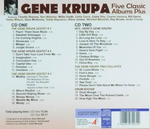 Gene Krupa - Five Classic Albums Plus (2012)