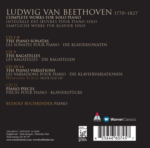 Wolfgang Schulz, Rudolf Buchbinder - Beethoven: The Complete Works for Solo Piano (2012)