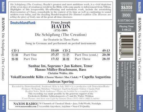Sun Hae Im, Jan Kobow, Hanno Müller-Brachmann, VokalEnsemble Köln, Capella Augustina, Andreas Spering - Haydn: Schöpfung (Die) (The Creation) (2005) [Hi-Res]