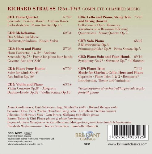 Wolfgang Sawallisch - Richard Strauss: Complete Chamber Music (2011)