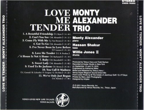 Monty Alexander Trio - Love Me Tender (2011)
