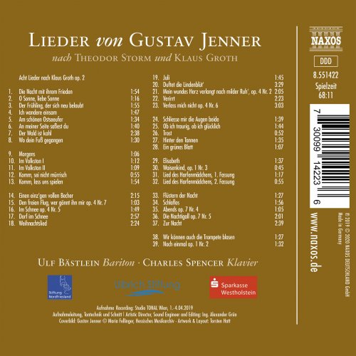 Charles Spencer and Ulf Bästlein - Jenner: Lieder (2020)