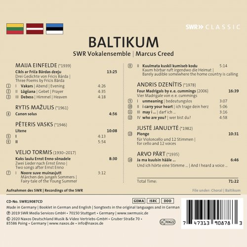 SWR Vokalensemble, Marcus Creed - Baltikum (2020) [Hi-Res]
