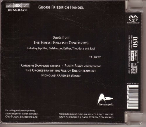 Carolyn Sampson, Robin Blaze - Handel: Great Oratorio Duets (2006)