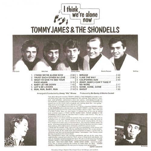 Tommy James & The Shondells - I Think We're Alone Now (1967)
