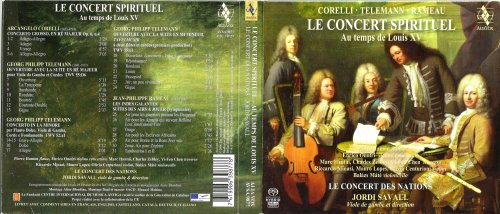 Jordi Savall & Le Concert des Nations - Le Concert Spirituel: Au temps de Louis XV (2010) [SACD]
