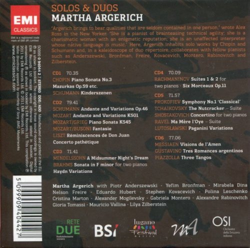 Martha Argerich - Edition Solos & Duos (2011)