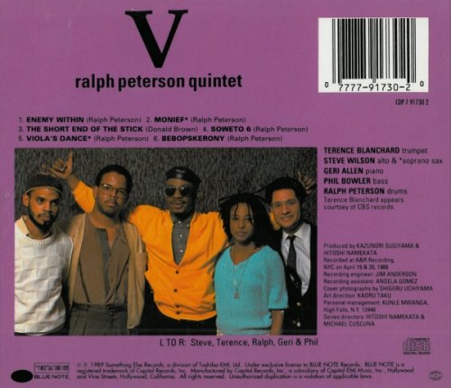 Ralph Peterson Quintet - V (1989)