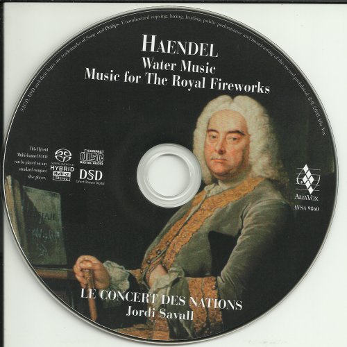 Le Concert des Nations, Jordi Savall - Haendel: Water Music, Music for the Royal Fireworks (2008) [SACD]