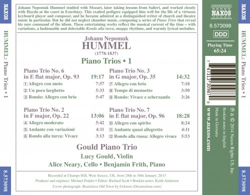 Gould Piano Trio - Hummel: Piano Trios, Vol. 1 (2014) [Hi-Res]