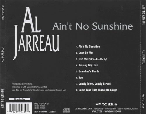 Al Jarreau - Ain't No Sunshinne (2003)