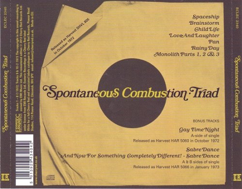 Spontaneous Combustion - Triad (Reissue, Remastered, Bonus Tracks Edition) (1972/2012)