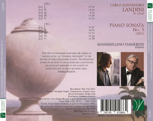 Massimiliano Damerini - Carlo Alessandro Landini: Piano Sonata n.5 (2020)