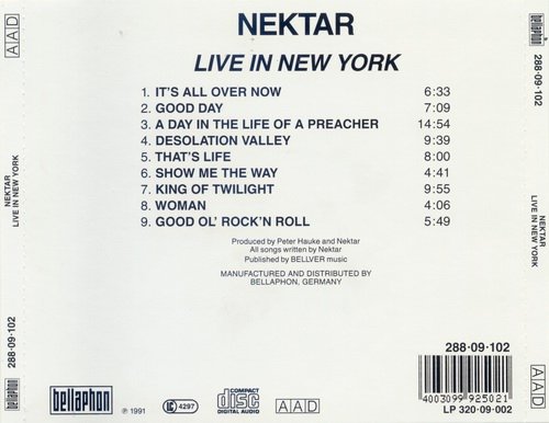 Nektar - Live In New York (1977)  CD Rip