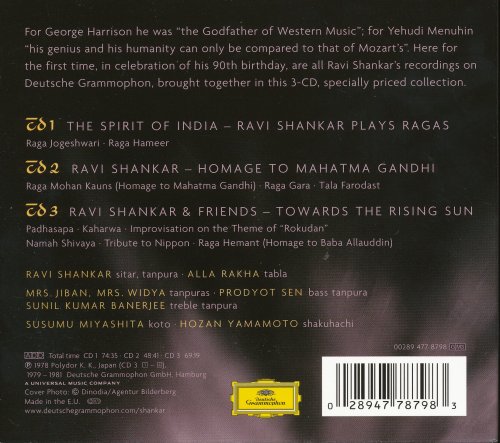 Ravi Shankar - The Master (2010) [3CD Box Set]