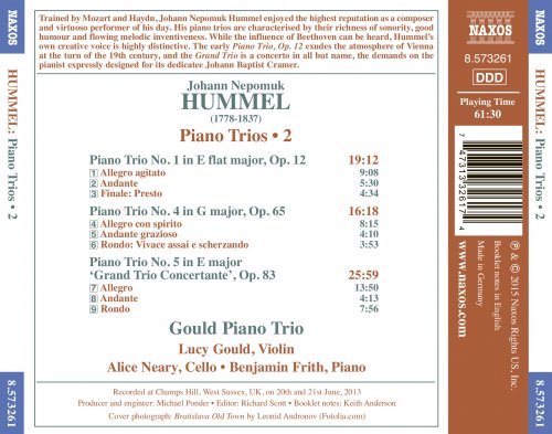 Gould Piano Trio - Hummel: Piano Trios, Vol. 2 (2015) [Hi-Res]