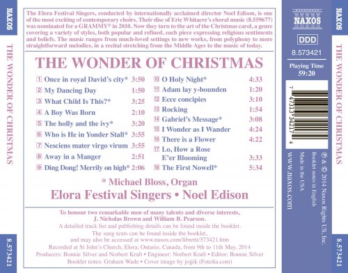 Michael Bloss, Elora Festival Singers, Noel Edison - The Wonder of Christmas (2014) [Hi-Res]