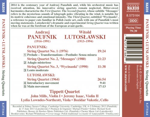 Tippett Quartet - Lutoslawski & Panufnik: String Quartets (2014) [Hi-Res]