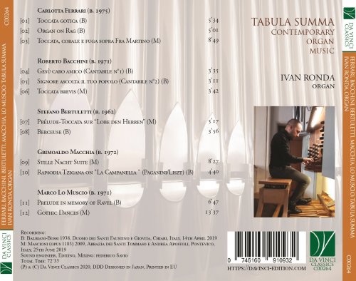 Ivan Ronda - Ferrari, Bacchini, Bertuletti, Macchia, Lo Muscio: Tabula Summa (Contemporary Organ Works) (2020)