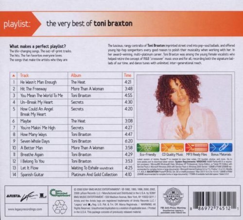Toni Braxton - Playlist: The very best of Toni Braxton (2008)