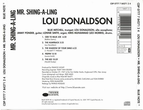 Lou Donaldson - Mr.Shing-A-Ling (1967) CD Rip