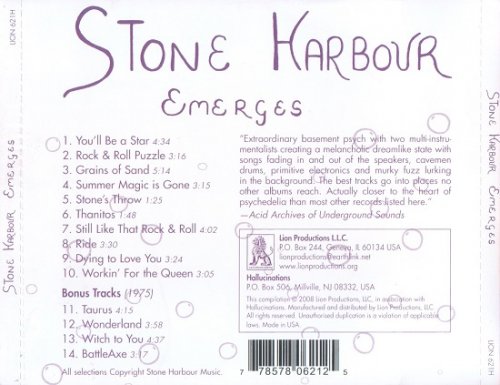 Stone Harbour - Emerges (Reissue) (1974/2008)