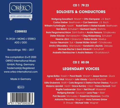 Various Artists - ORFEO 40th Anniversary Edition: 40 Ultimate Recordings (2020)